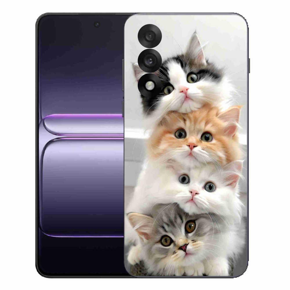 Gélový kryt mmCase na One Plus Nord 5 - mačacia partia