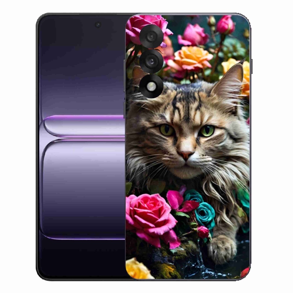Gélový kryt mmCase na One Plus Nord 5 - mačacie pohľad 2
