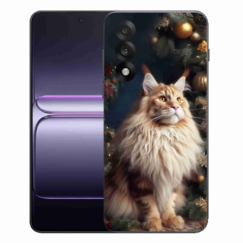 Gélový kryt mmCase na One Plus Nord 5 - mačka pri stromčeku