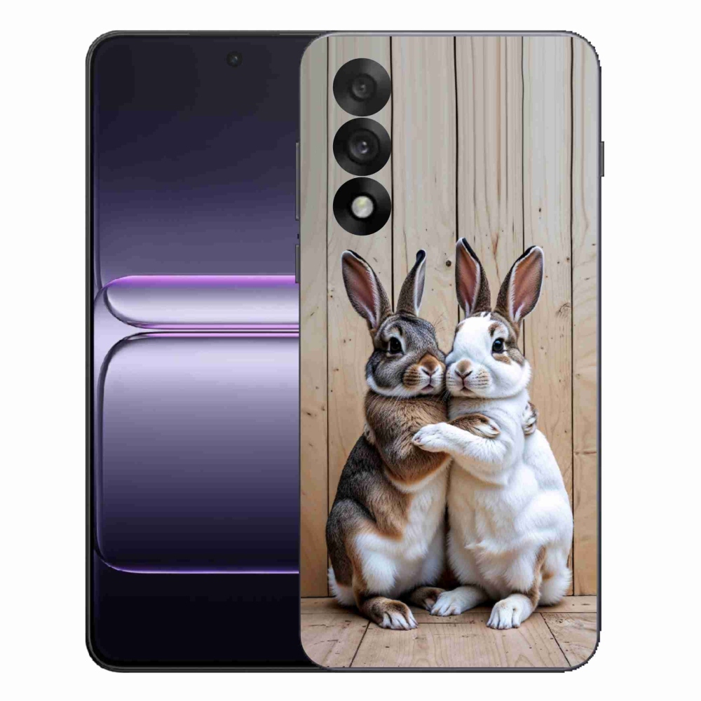 Gélový kryt mmCase na One Plus Nord 5 - králičie pár