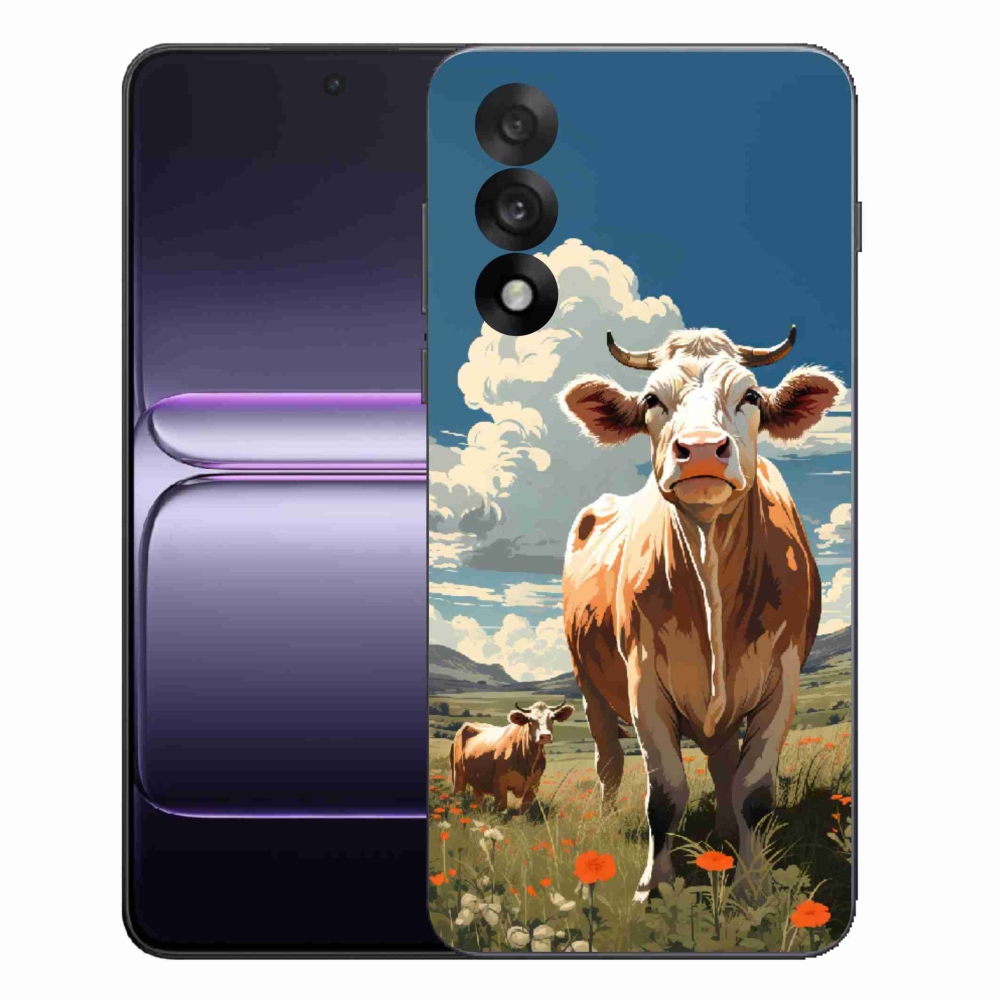 Gélový kryt mmCase na One Plus Nord 5 - kravy na lúke