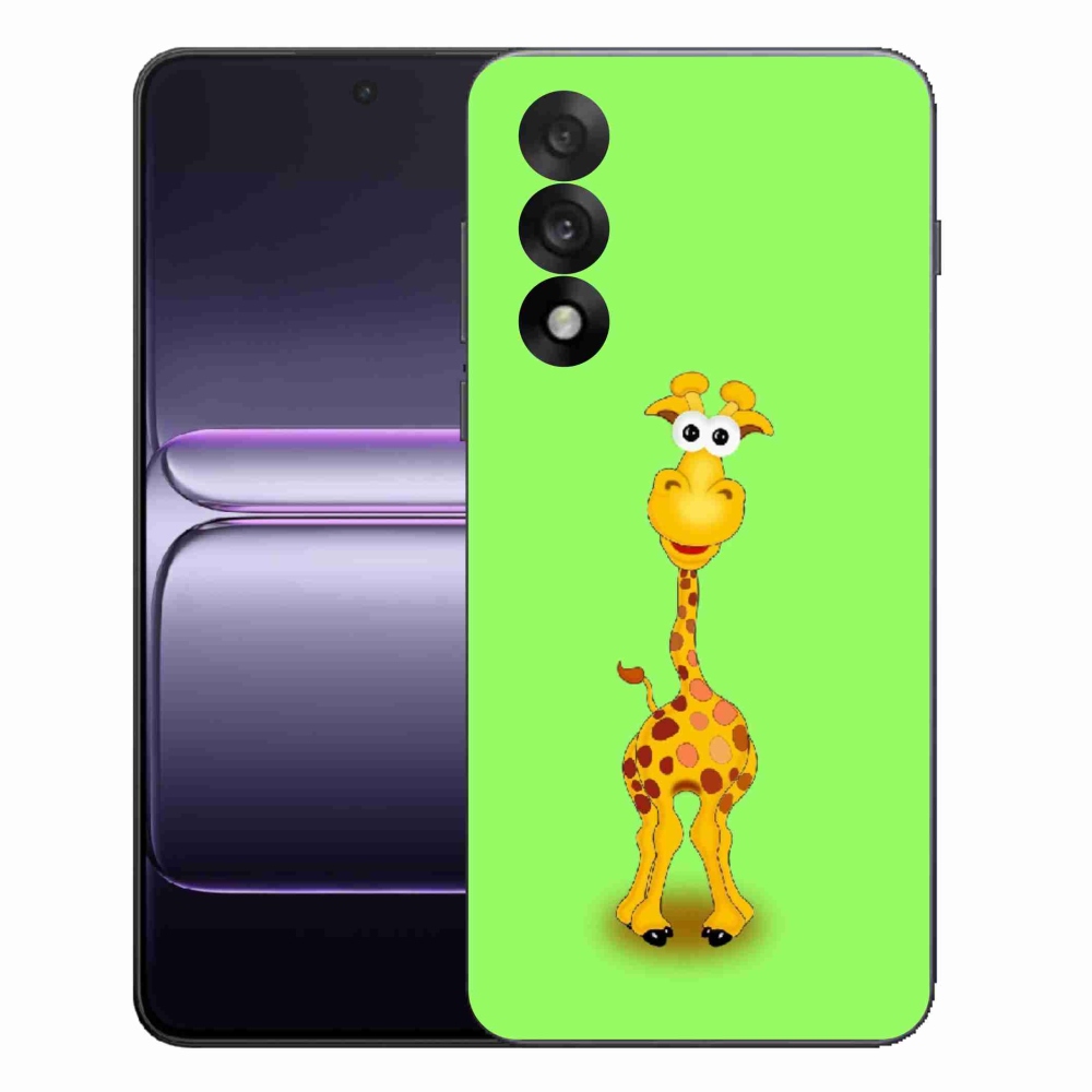 Gélový kryt mmCase na One Plus Nord 5 - kreslená žirafa