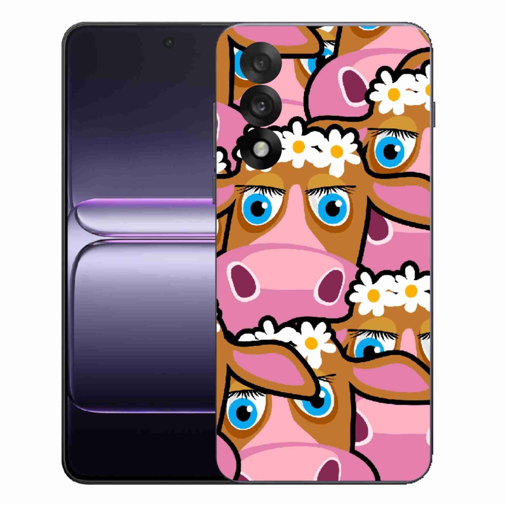 Gélový kryt mmCase na One Plus Nord 5 - kreslené kravičky