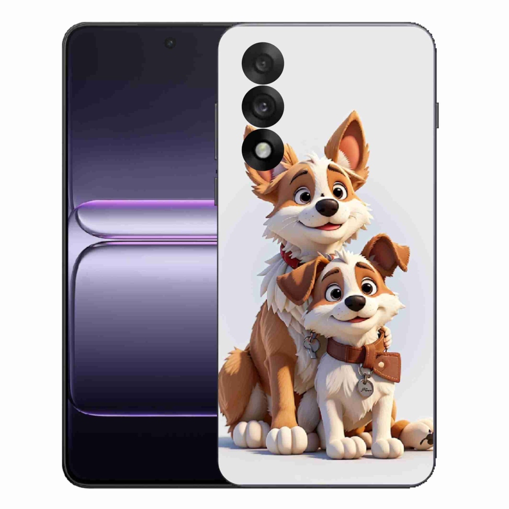 Gélový kryt mmCase na One Plus Nord 5 - kreslenie psy