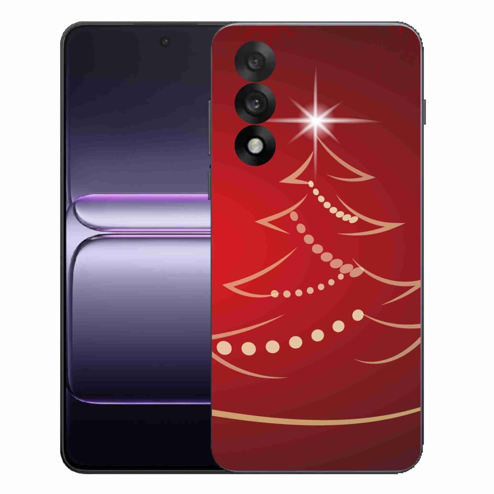 Gélový kryt mmCase na One Plus Nord 5 - kreslený vianočný stromček