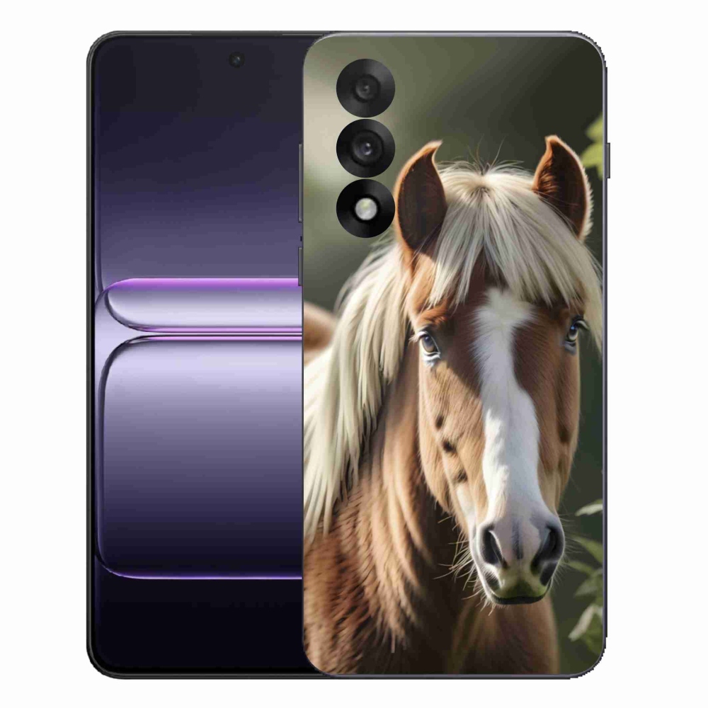 Gélový kryt mmCase na One Plus Nord 5 - kôň so svetlou hrivou