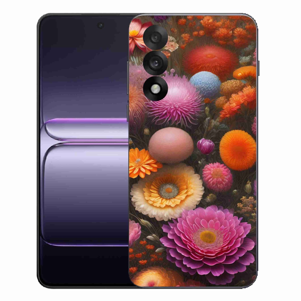 Gélový kryt mmCase na One Plus Nord 5 - kvetinová kompozícia
