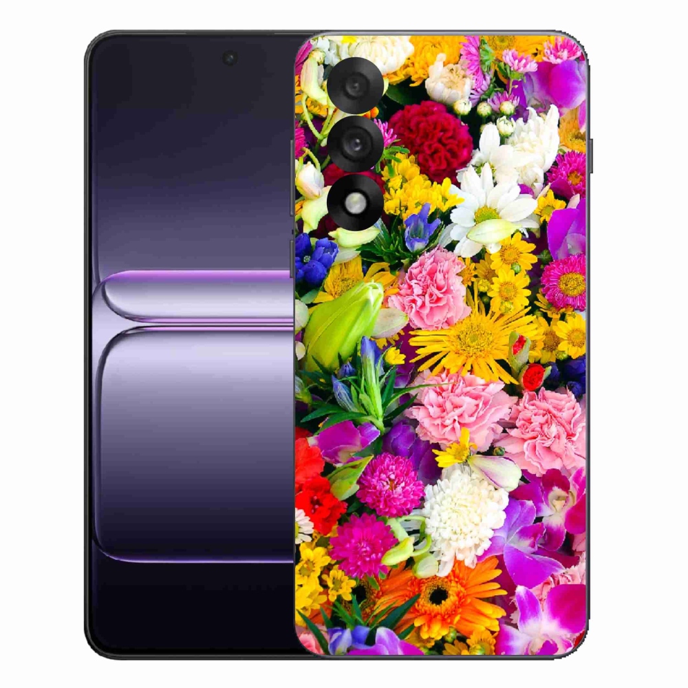 Gélový kryt mmCase na One Plus Nord 5 - kvety 12