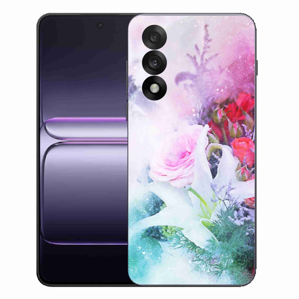 Gélový kryt mmCase na One Plus Nord 5 - kvety 4