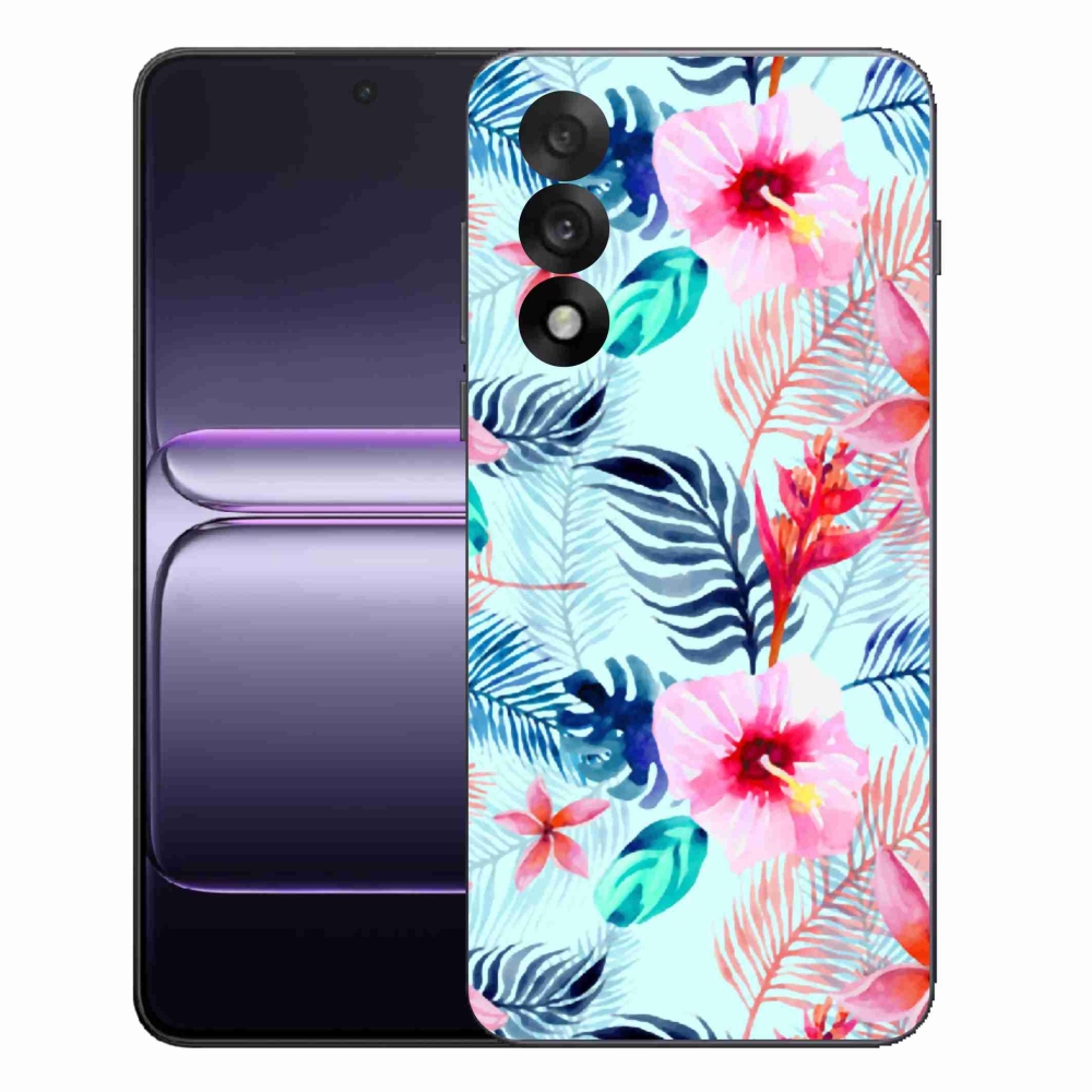 Gélový kryt mmCase na One Plus Nord 5 - kvety