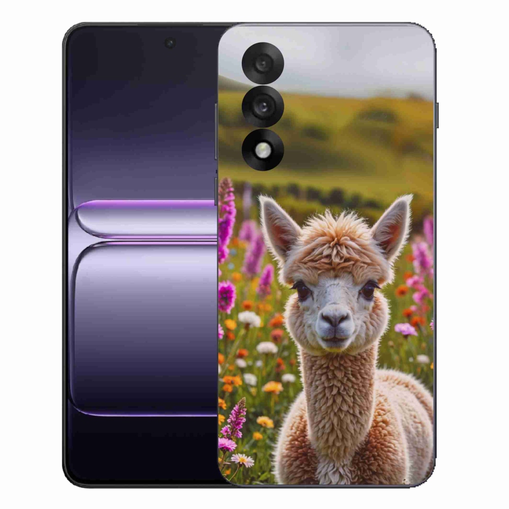 Gélový kryt mmCase na One Plus Nord 5 - lama na lúke