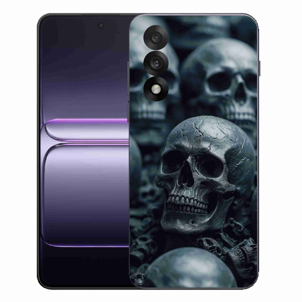 Gélový kryt mmCase na One Plus Nord 5 - lebka 2