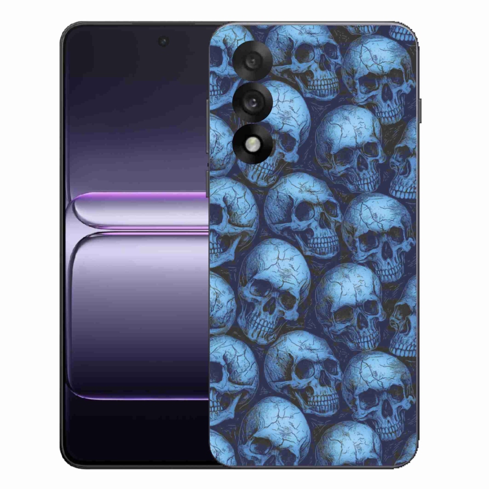 Gélový kryt mmCase na One Plus Nord 5 - lebky