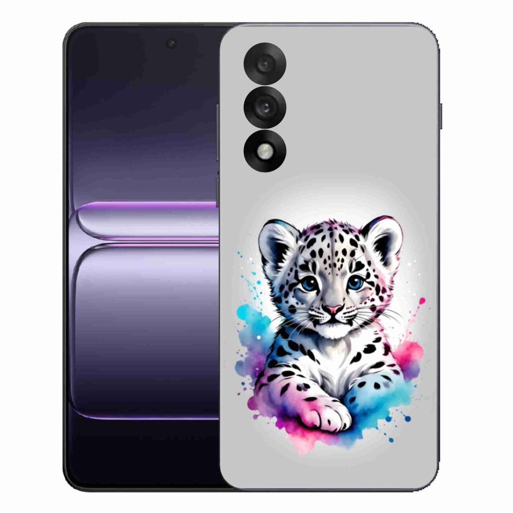 Gélový kryt mmCase na One Plus Nord 5 - leopardej mláďa