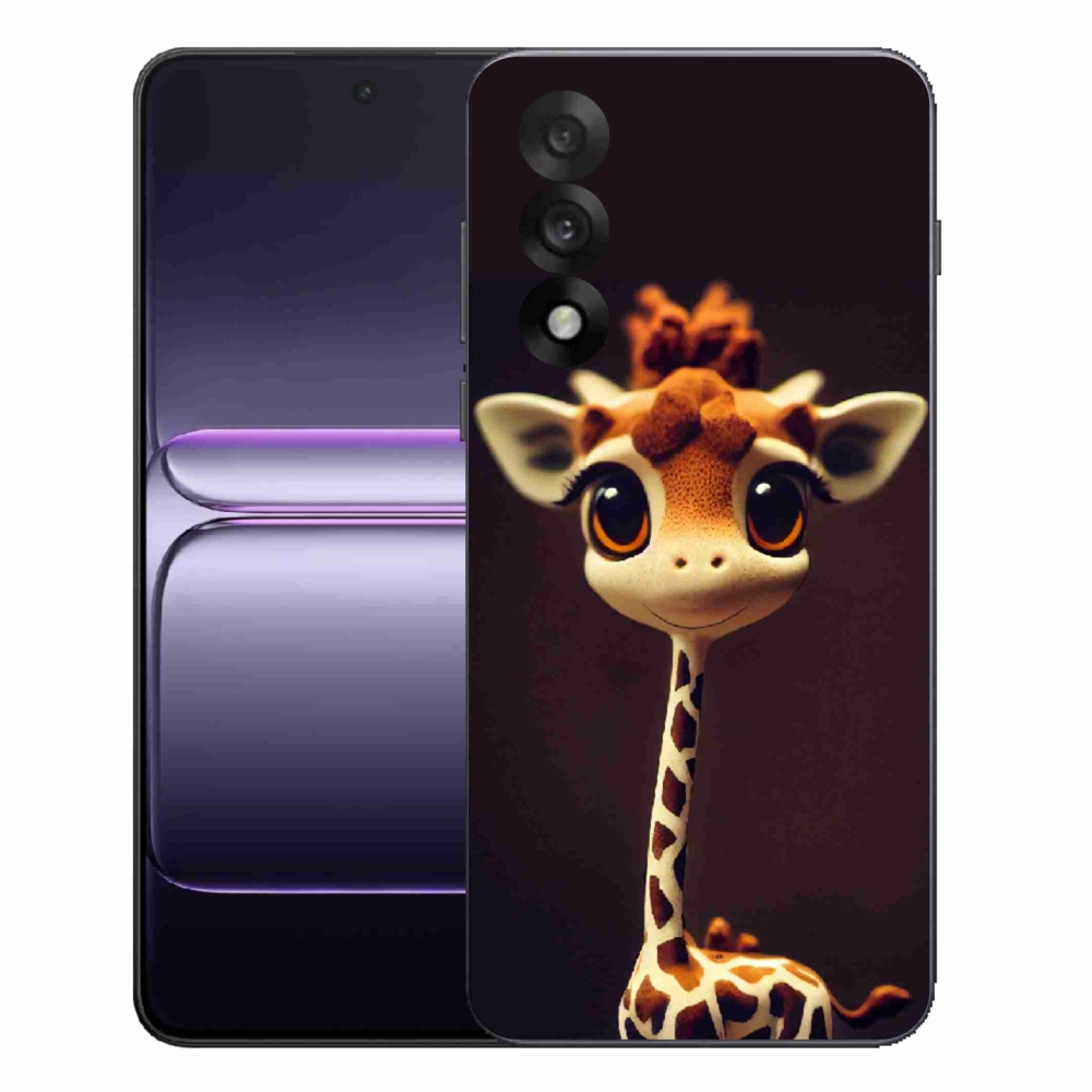 Gélový kryt mmCase na One Plus Nord 5 - malá žirafa