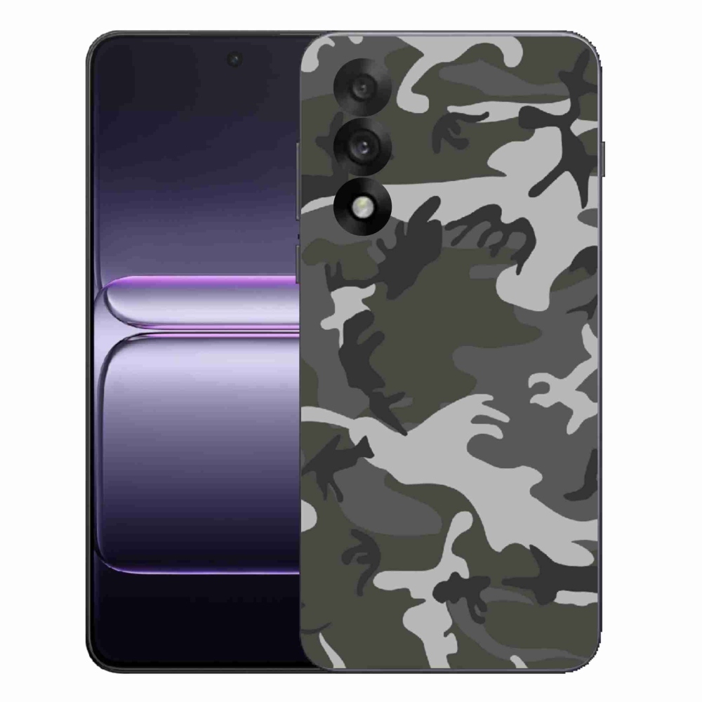 Gélový kryt mmCase na One Plus Nord 5 - maskáčový vzor
