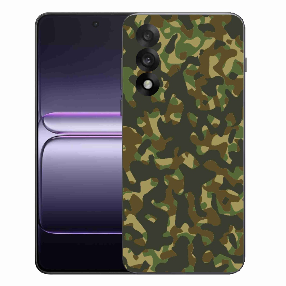 Gélový kryt mmCase na One Plus Nord 5 - maskáčový vzor 1