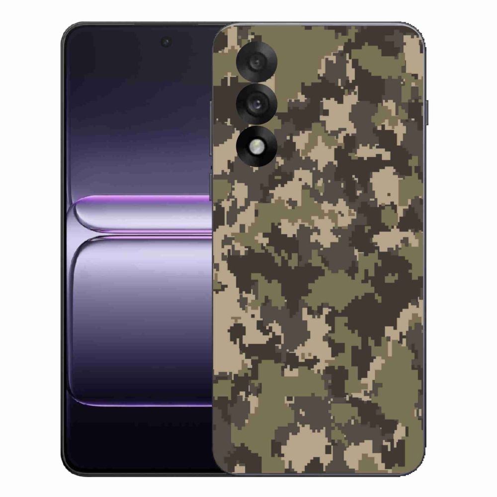 Gélový kryt mmCase na One Plus Nord 5 - maskáčový vzor 12