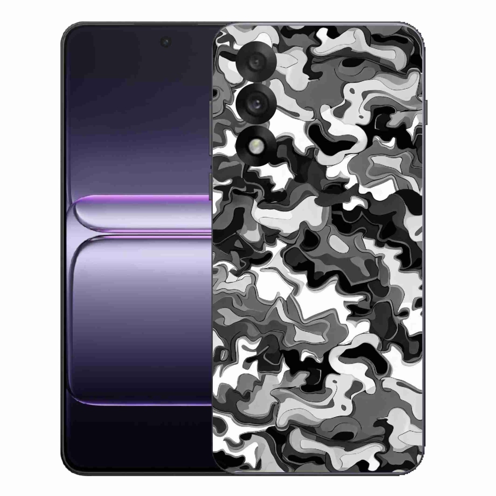 Gélový kryt mmCase na One Plus Nord 5 - maskáčový vzor 3