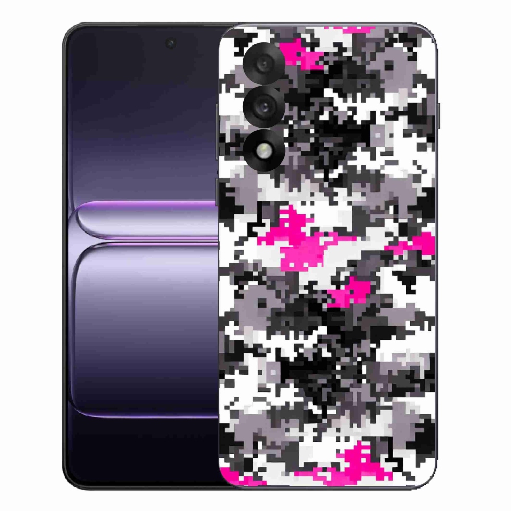Gélový kryt mmCase na One Plus Nord 5 - maskáčový vzor 4