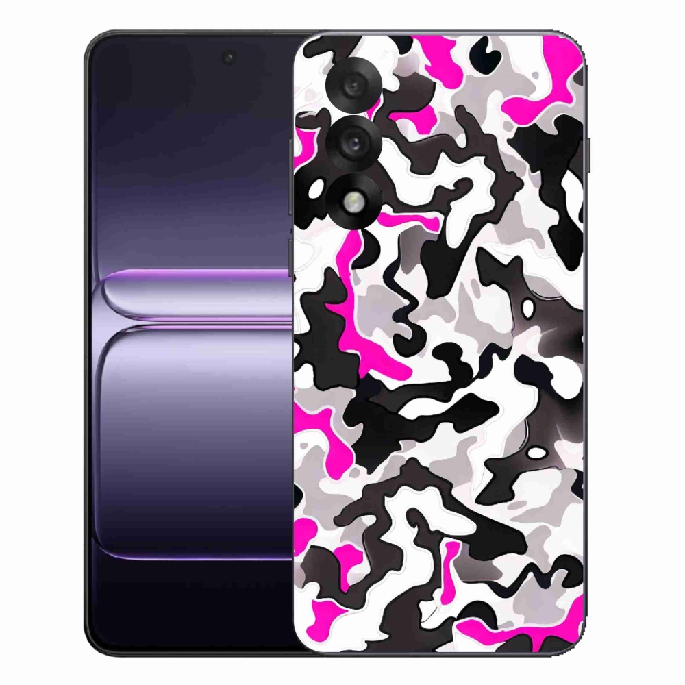 Gélový kryt mmCase na One Plus Nord 5 - maskáčový vzor 5