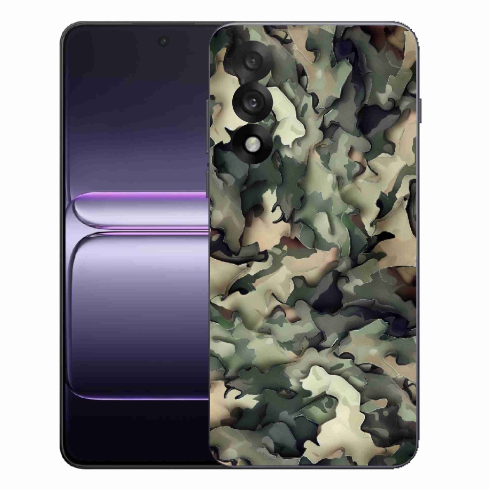 Gélový kryt mmCase na One Plus Nord 5 - maskáčový vzor 9