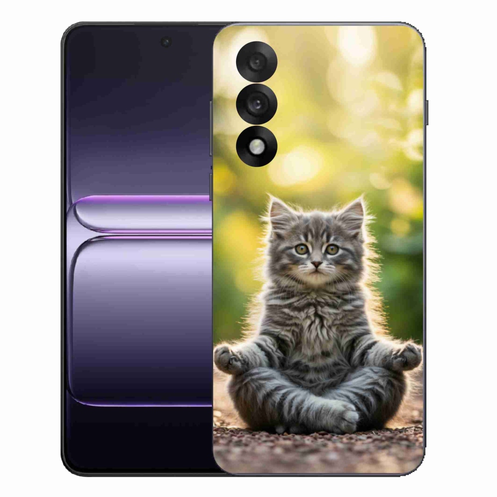 Gélový kryt mmCase na One Plus Nord 5 - meditujúce mačiatko