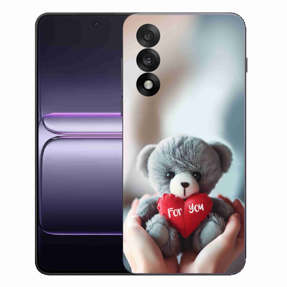 Gélový kryt mmCase na One Plus Nord 5 - medvedík pre zamilovaných