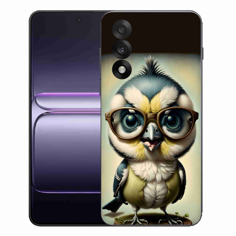 Gélový kryt mmCase na One Plus Nord 5 - mláďa s okuliarmi