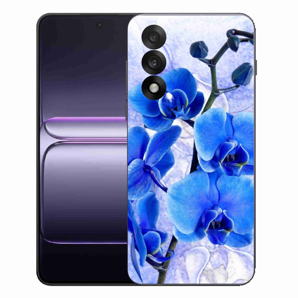 Gélový kryt mmCase na One Plus Nord 5 - modré kvety