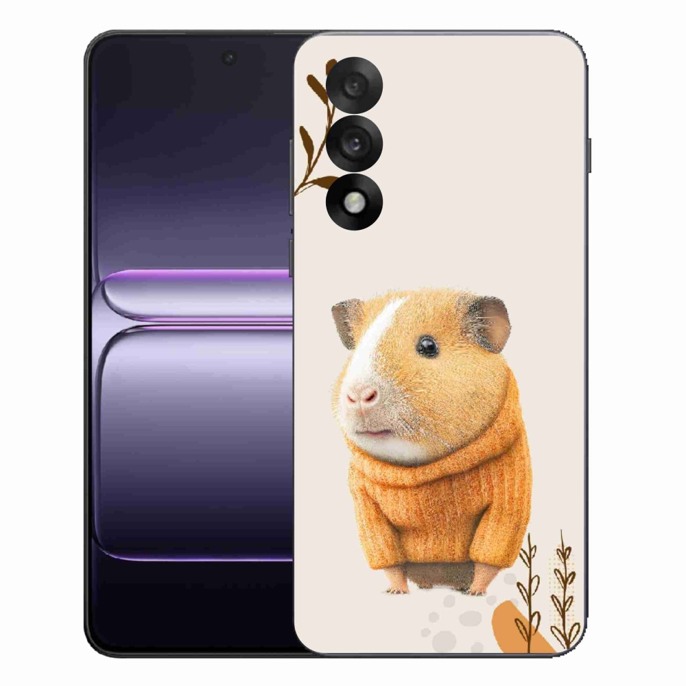Gélový kryt mmCase na One Plus Nord 5 - morča vo svetri
