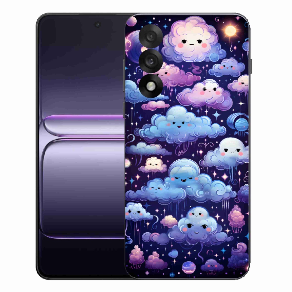 Gélový kryt mmCase na One Plus Nord 5 - mráčiky
