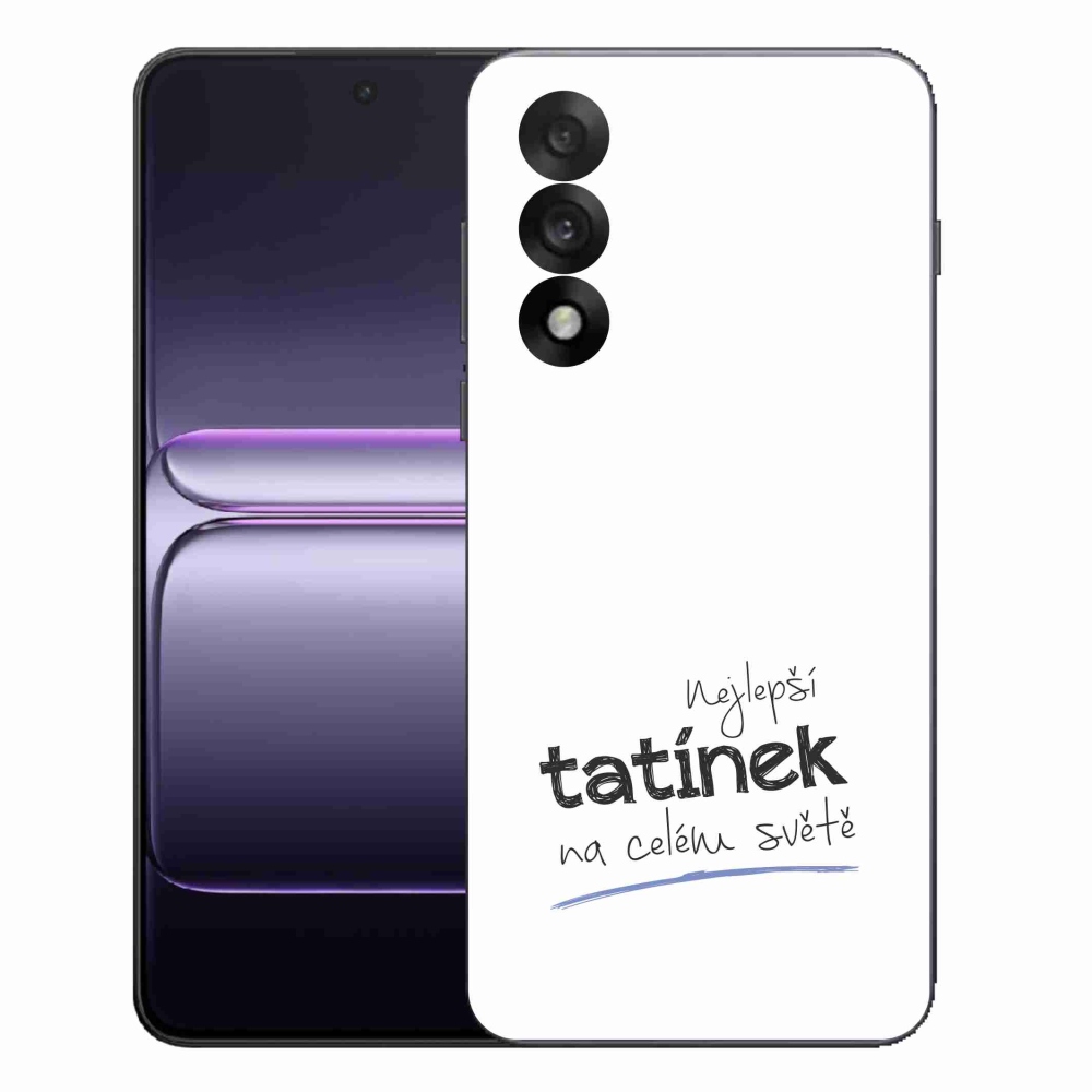 Gélový kryt mmCase na One Plus Nord 5 - najlepší otecko 4 biele pozadie