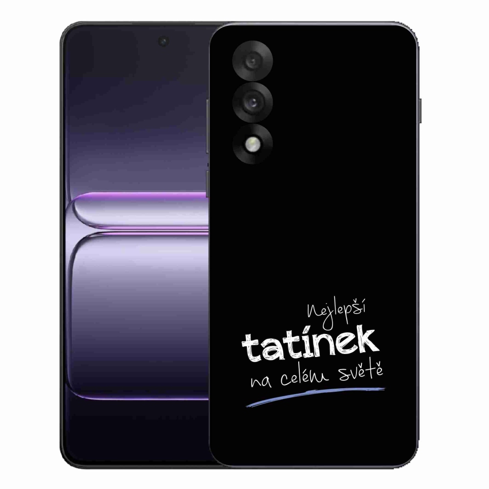 Gélový kryt mmCase na One Plus Nord 5 - najlepší otecko 4 čierne pozadie