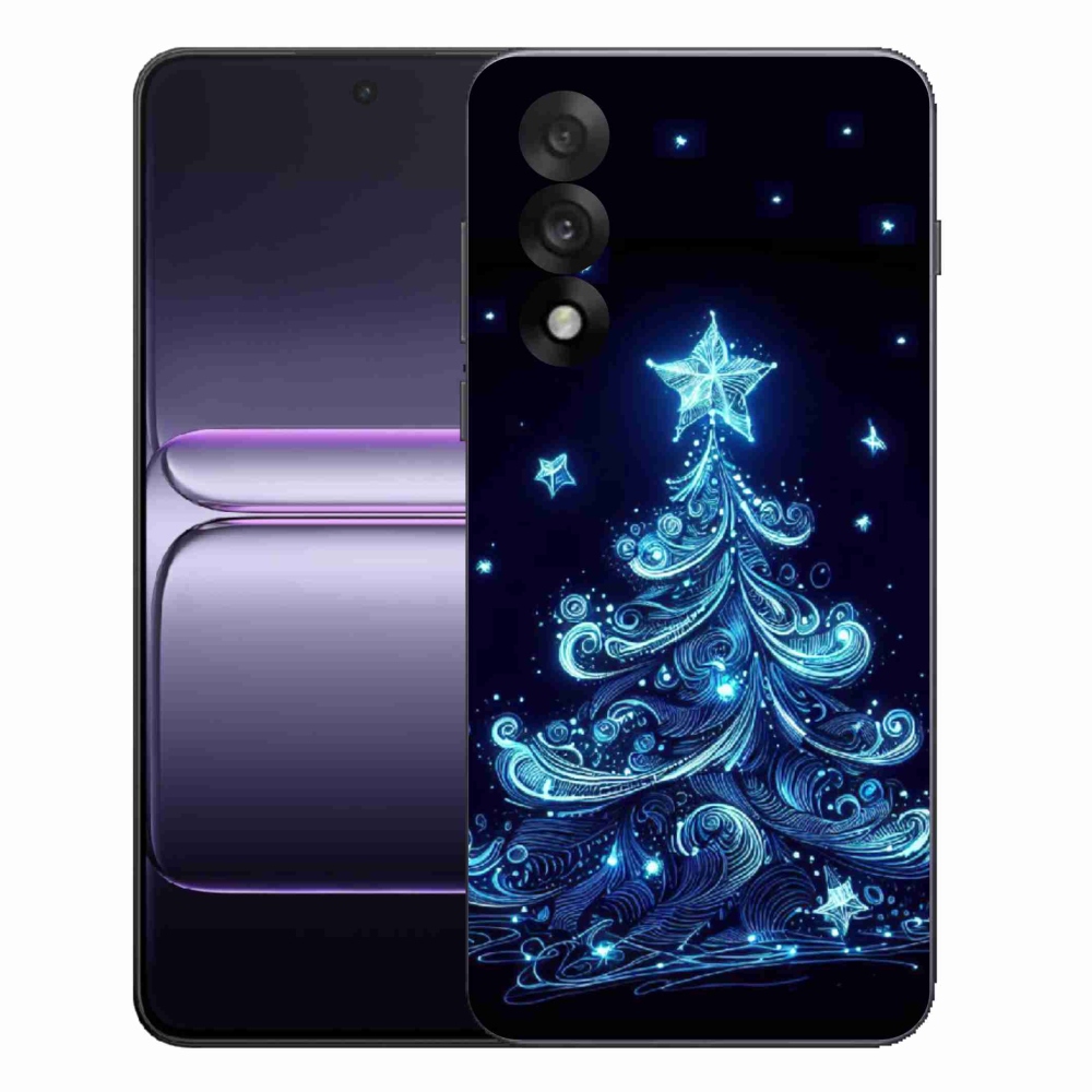 Gélový kryt mmCase na One Plus Nord 5 - neónový vianočný stromček 4