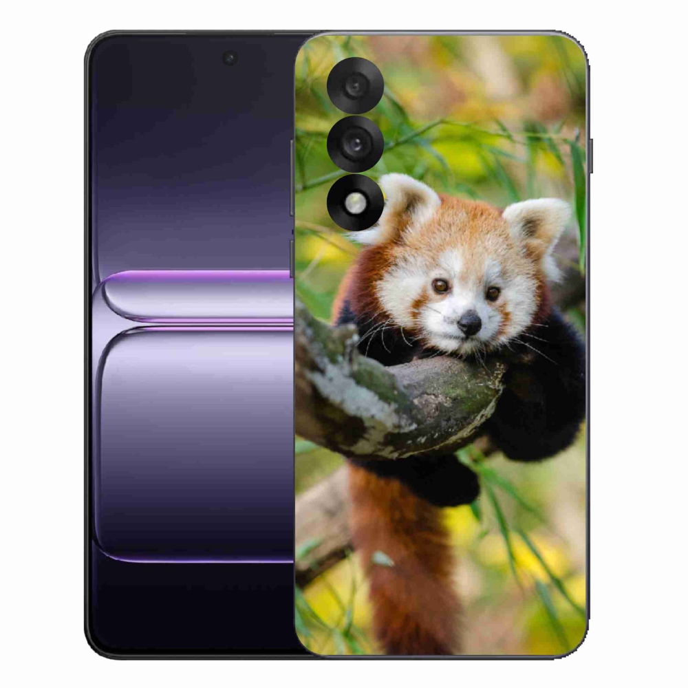 Gélový kryt mmCase na One Plus Nord 5 - panda červená
