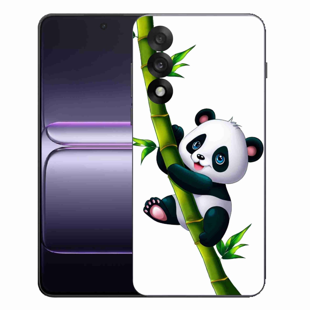 Gélový kryt mmCase na One Plus Nord 5 - panda na bambuse