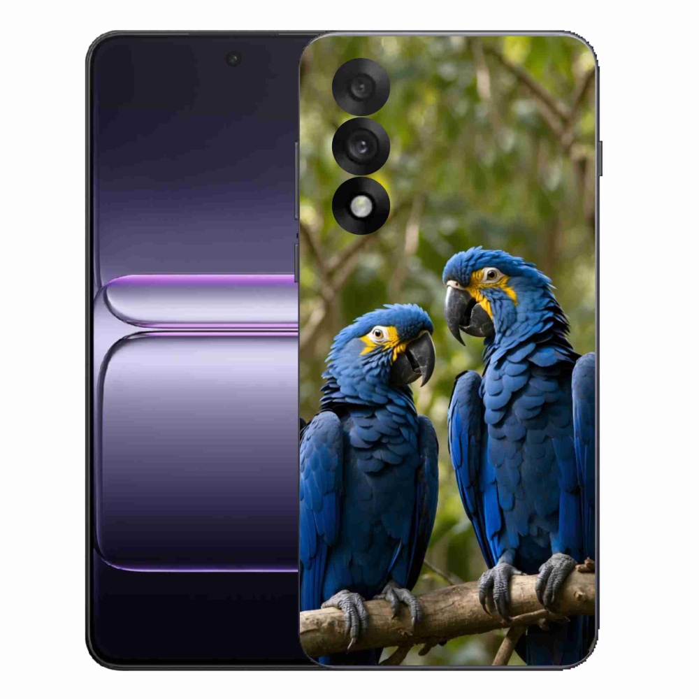 Gélový kryt mmCase na One Plus Nord 5 - papagájové duo