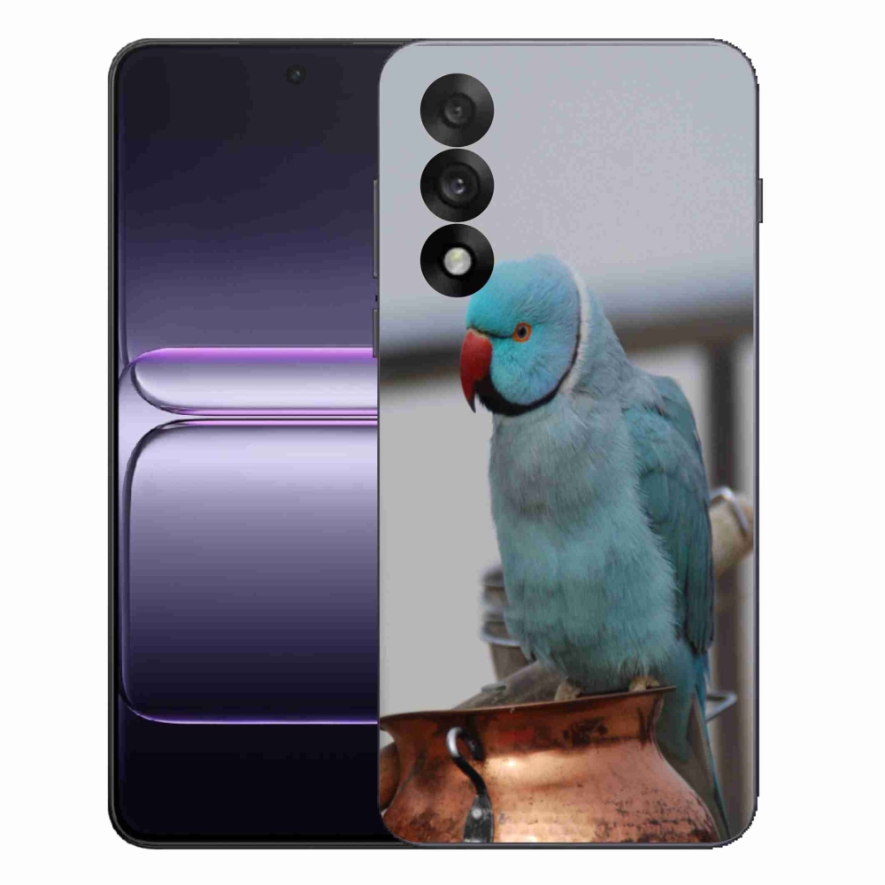 Gélový kryt mmCase na One Plus Nord 5 - papagáj alexander modrý