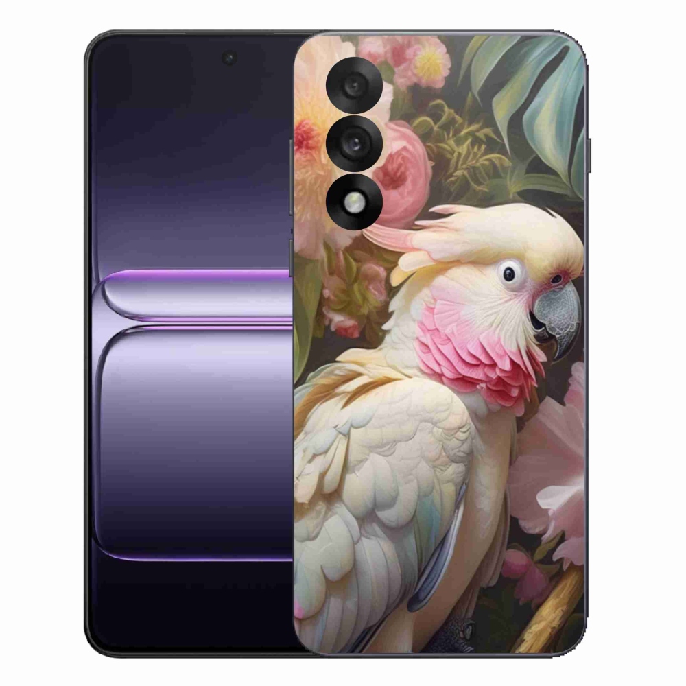 Gélový kryt mmCase na One Plus Nord 5 - papagáj kakadu ružový 2