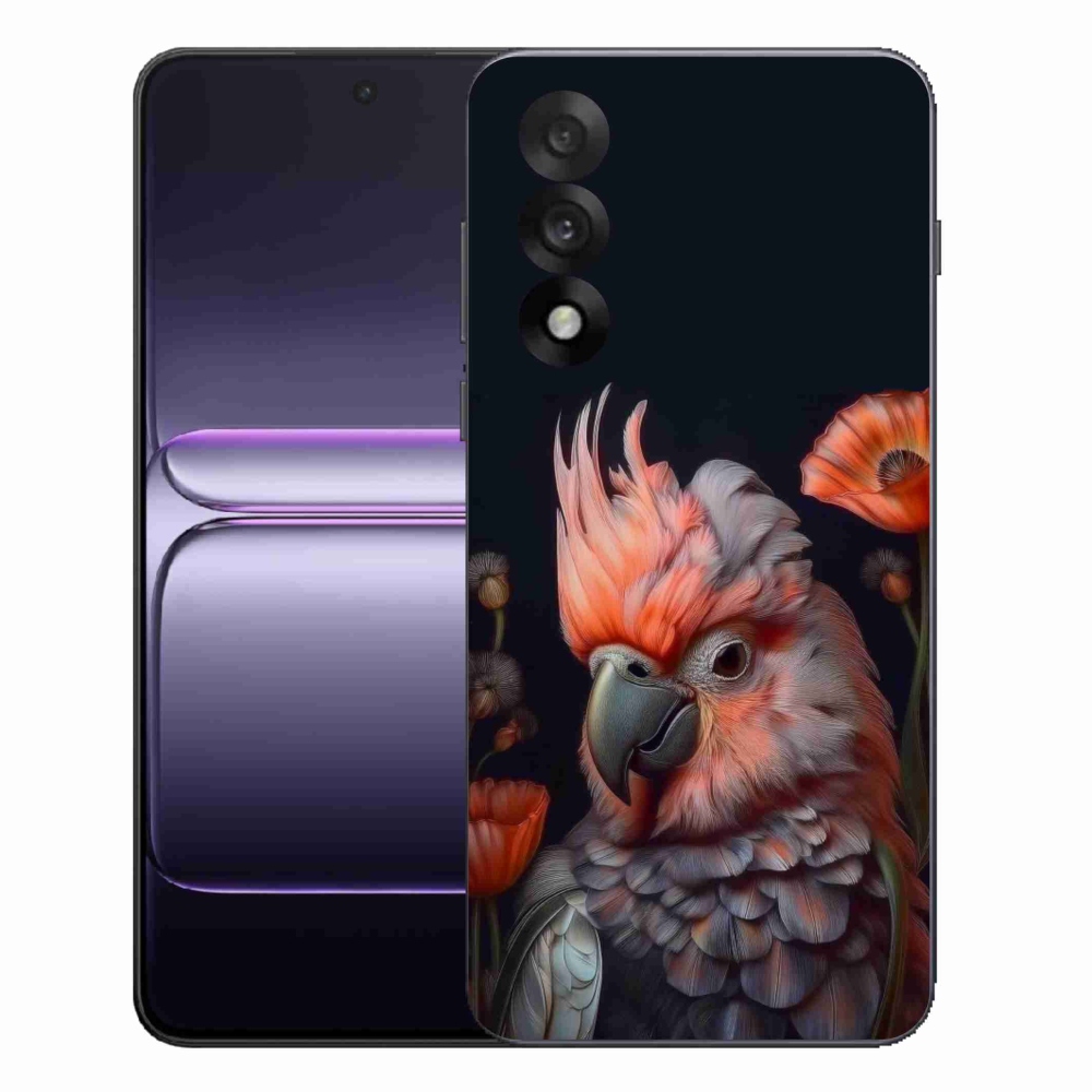 Gélový kryt mmCase na One Plus Nord 5 - papagáj kakadu vo farbách