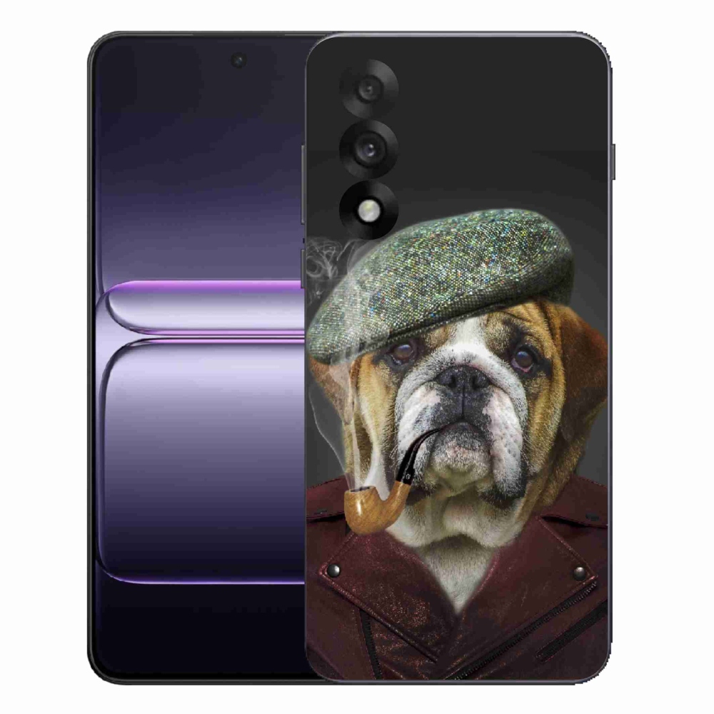 Gélový kryt mmCase na One Plus Nord 5 - pes s fajkou