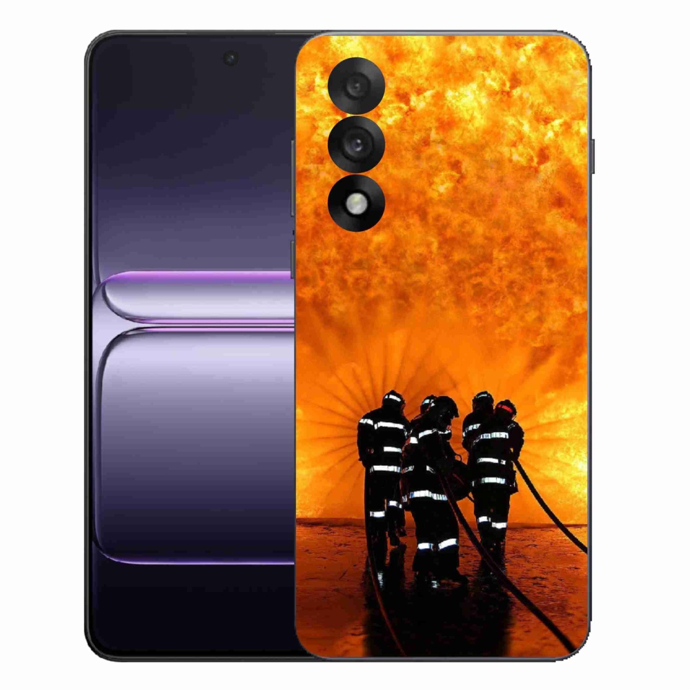 Gélový kryt mmCase na One Plus Nord 5 - požiar