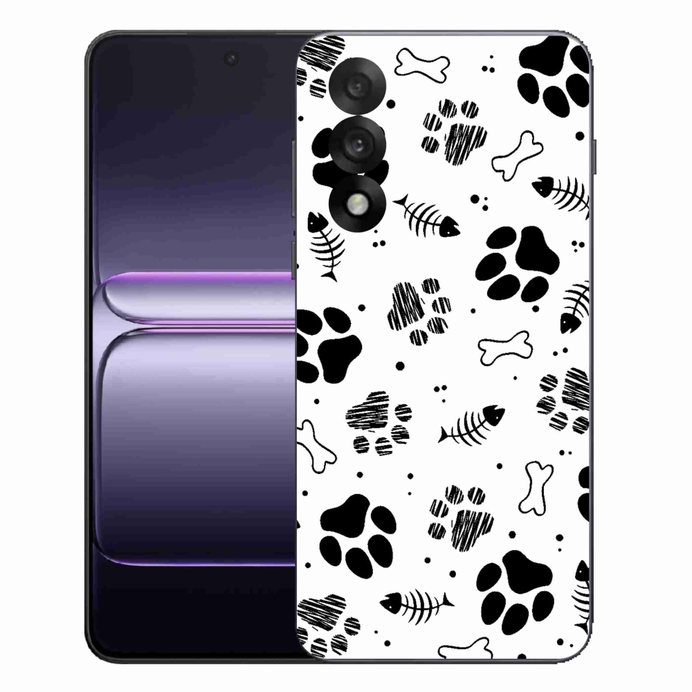 Gélový kryt mmCase na One Plus Nord 5 - psie labky 1