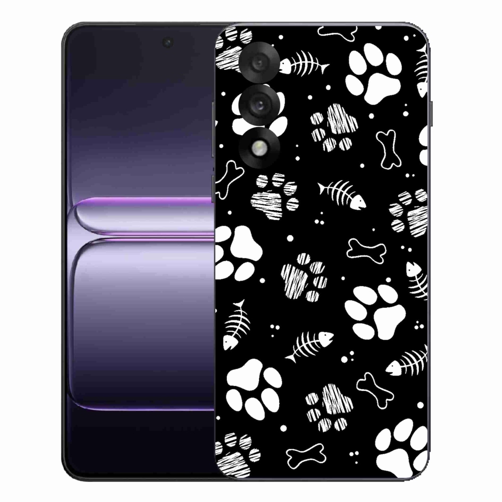 Gélový kryt mmCase na One Plus Nord 5 - psie labky