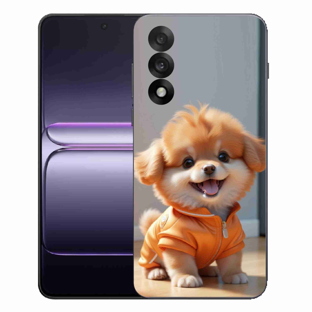 Gélový kryt mmCase na One Plus Nord 5 - roztomilý pomeranian v mikine