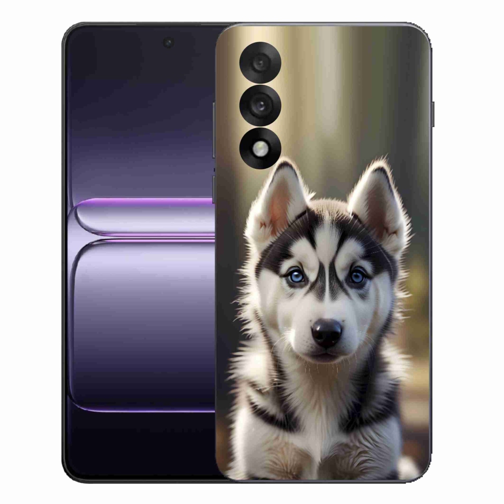 Gélový kryt mmCase na One Plus Nord 5 - roztomilý sibírsky husky