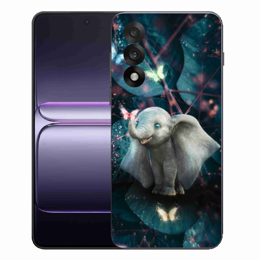 Gélový kryt mmCase na One Plus Nord 5 - roztomilý slon