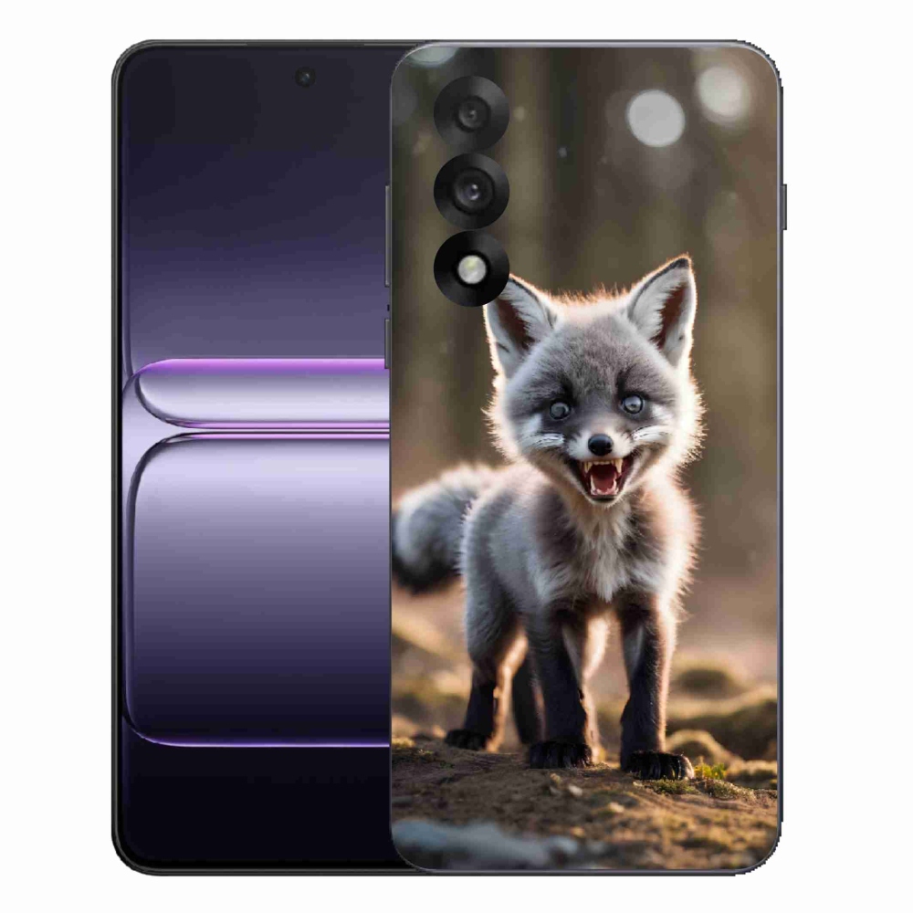 Gélový kryt mmCase na One Plus Nord 5 - rozzúrená líška
