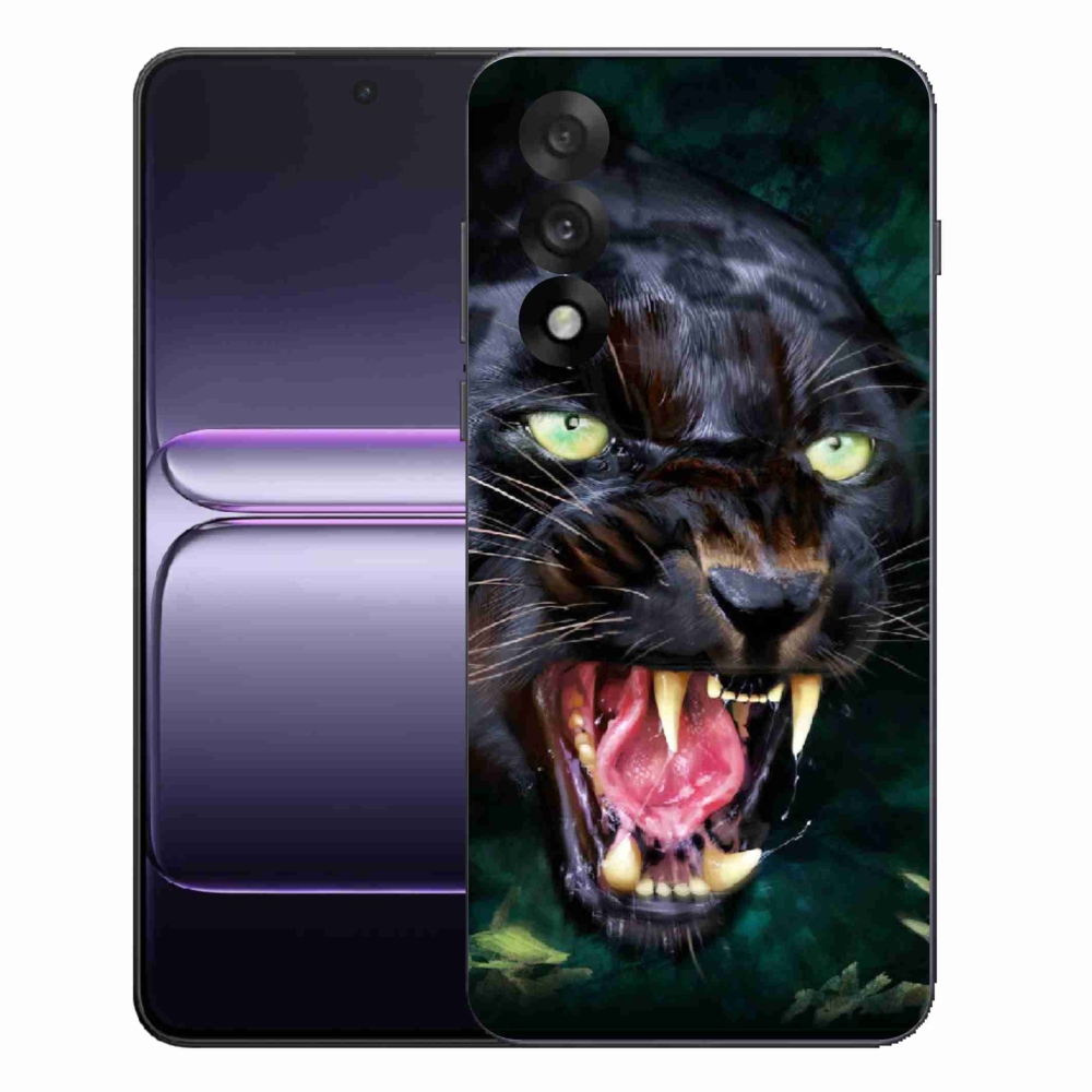 Gélový kryt mmCase na One Plus Nord 5 - rozzúrený čierny panter